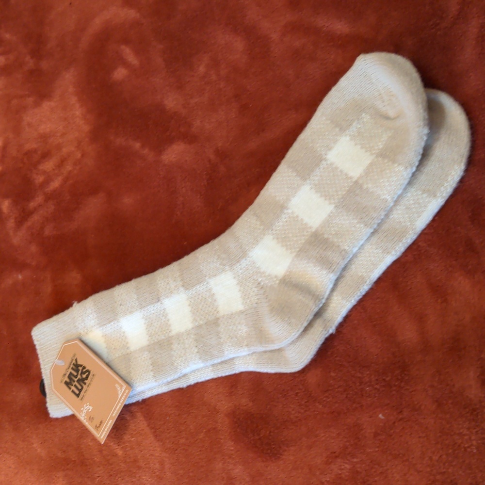Muk Luks Buffalo Plaid Socks